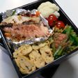 お弁当☆残り野菜と焼き魚のらっきょ梅南蛮