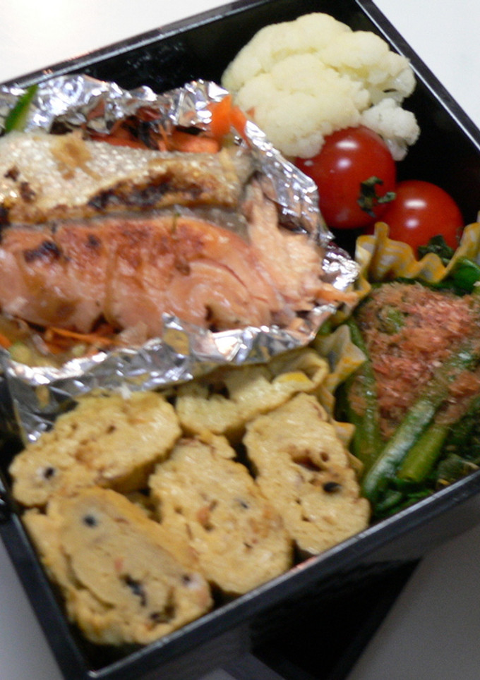 お弁当☆残り野菜と焼き魚のらっきょ梅南蛮-レシピのメイン写真