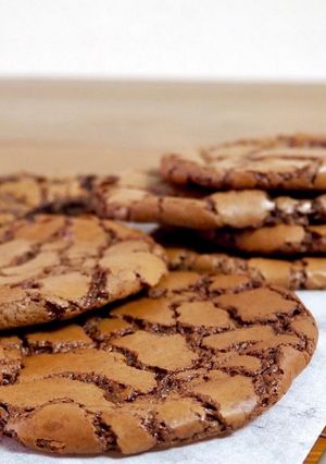 ひび割れ濃厚チョコのブラウニークッキー♩-レシピのメイン写真
