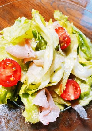 もりもり食べれる生ハムサラダ-レシピのメイン写真
