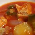 厚揚げと野菜のトマトスープ