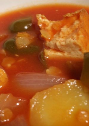 厚揚げと野菜のトマトスープ-レシピのメイン写真