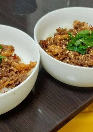 肉ちらし寿司-レシピのメイン写真