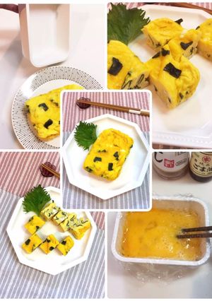 わかめの卵焼き（白だし）★レンジ解説つき-レシピのメイン写真