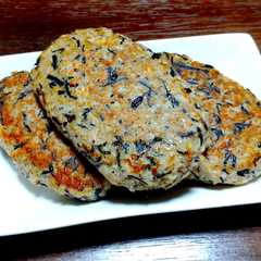 รูปของ 凄くヘルシー!鶏と大豆ミートのハンバーグ