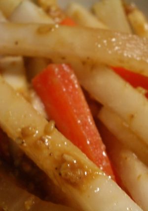 大根と人参のごま味噌和え-レシピのメイン写真