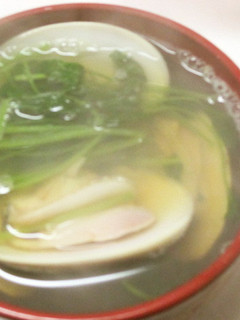 特大蛤の贅沢なお吸い物♪-レシピのメイン写真