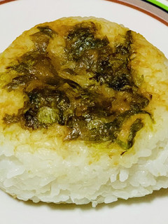 ふき味噌の焼きおにぎり-レシピのメイン写真