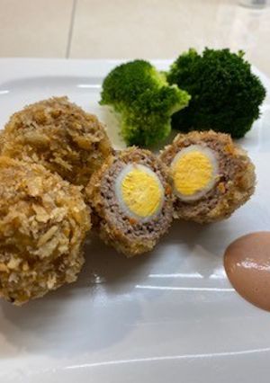 子供も喜ぶ我が家の簡単スコッチエッグ-レシピのメイン写真