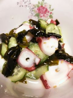 ズボラな私のタコときゅうりの酢の物-レシピのメイン写真