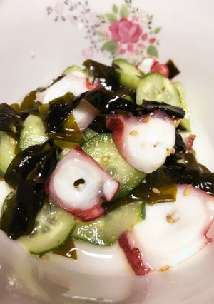 ズボラな私のタコときゅうりの酢の物-レシピのメイン写真