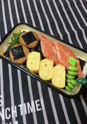 男子高校生弁当3/5のり弁-レシピのメイン写真
