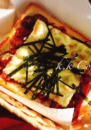 サバみそ缶でおかず食パン♪-レシピのメイン写真