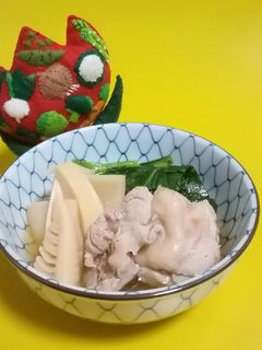 たけのこと菜の花の炊き合わせ-レシピのメイン写真