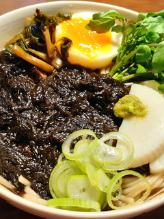 生海苔の温かい蕎麦-レシピのメイン写真