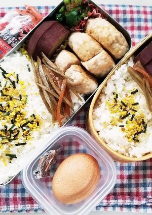 つくねバーグ弁当(3.5)-レシピのメイン写真