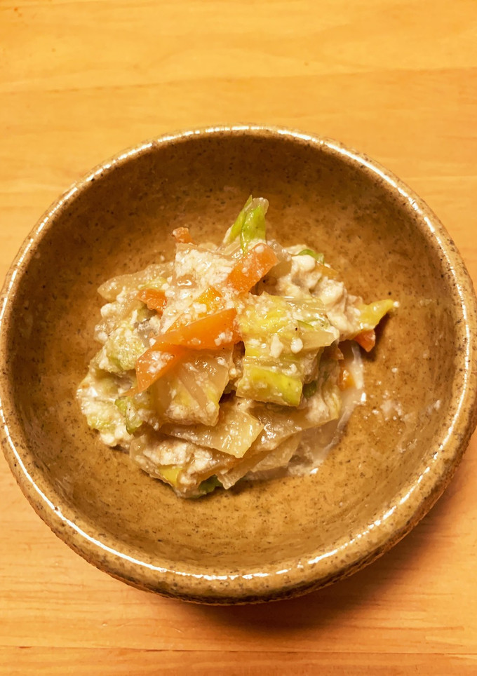 簡単！白菜とにんじんの白和え-レシピのメイン写真