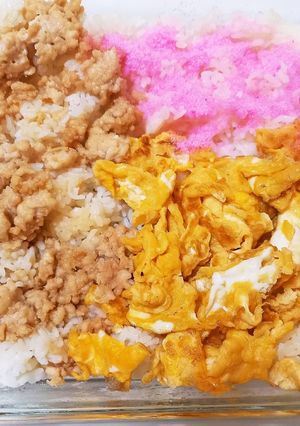 お祝いにも!三色どんぶり-レシピのメイン写真