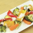 温野菜のとろろドレッシング和え