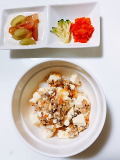 麻婆豆腐 麻婆丼 離乳食中期 献立-レシピのメイン写真