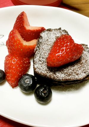 卵HM不使用！ながいもでチョコパンケーキ-レシピのメイン写真