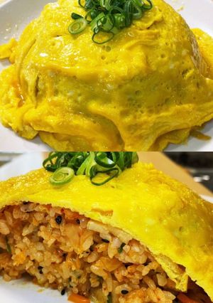 簡単！『オム・キムチチャーハン』-レシピのメイン写真