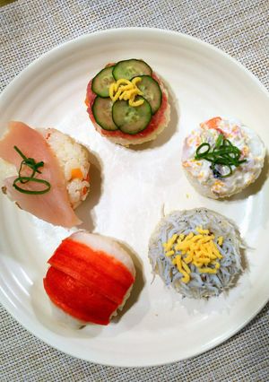 手毬寿司-レシピのメイン写真