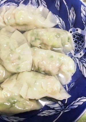 行者ニンニクで餃子です。-レシピのメイン写真