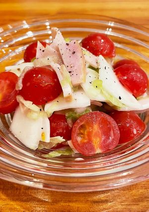 しゃきしゃき！かぶとトマトのサラダ-レシピのメイン写真