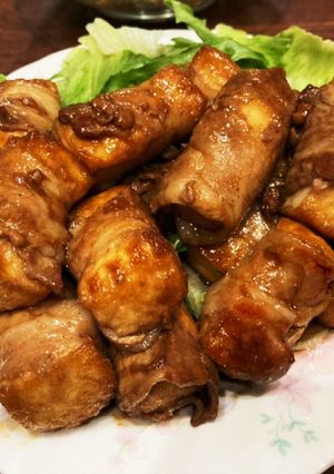 厚揚げの肉巻き-レシピのメイン写真