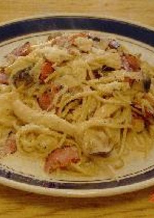 エリンギのクリームパスタ-レシピのメイン写真