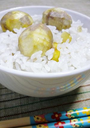 ✤栗ごはん✤-レシピのメイン写真