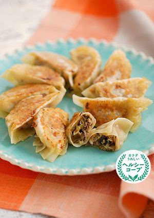 高菜とまいたけの餃子-レシピのメイン写真