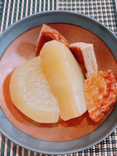 ☆圧力鍋で簡単!大根とさつま揚げの煮物☆-レシピのメイン写真