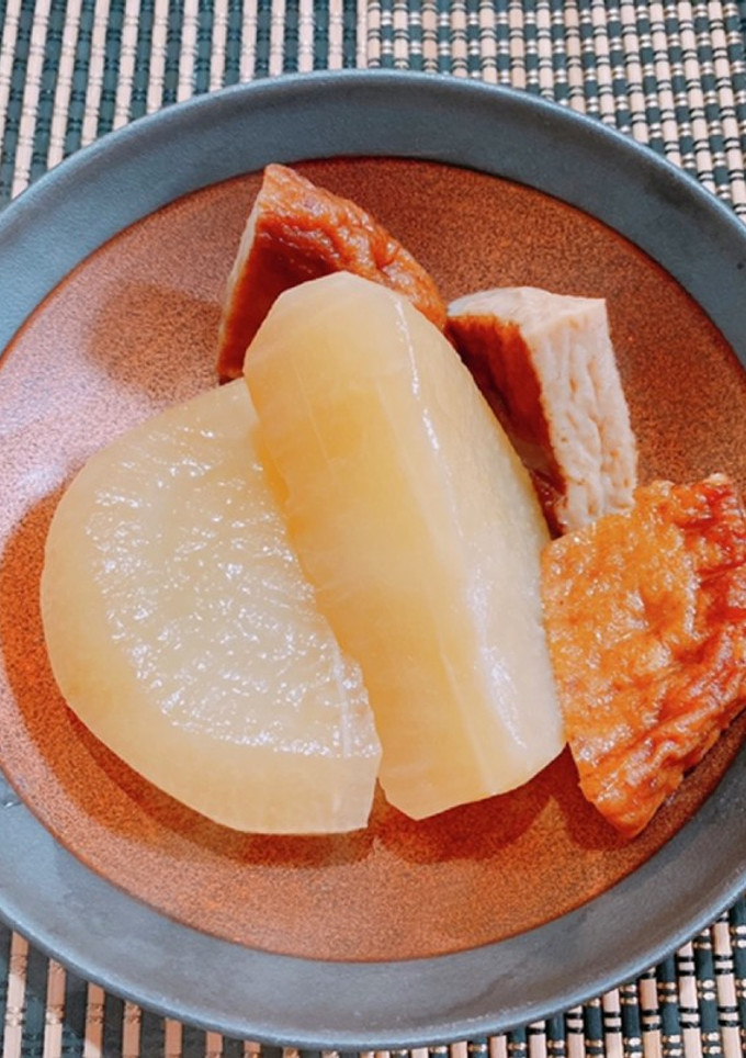 ☆圧力鍋で簡単！大根とさつま揚げの煮物☆-レシピのメイン写真
