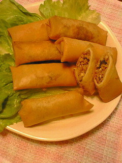 ご飯がすすむ我が家の春巻き♪-レシピのメイン写真