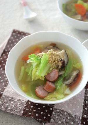 簡単！春キャベツの中華スープ-レシピのメイン写真
