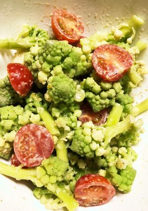 ☆珍しい野菜、ロマネスコのサラダです☆-レシピのメイン写真