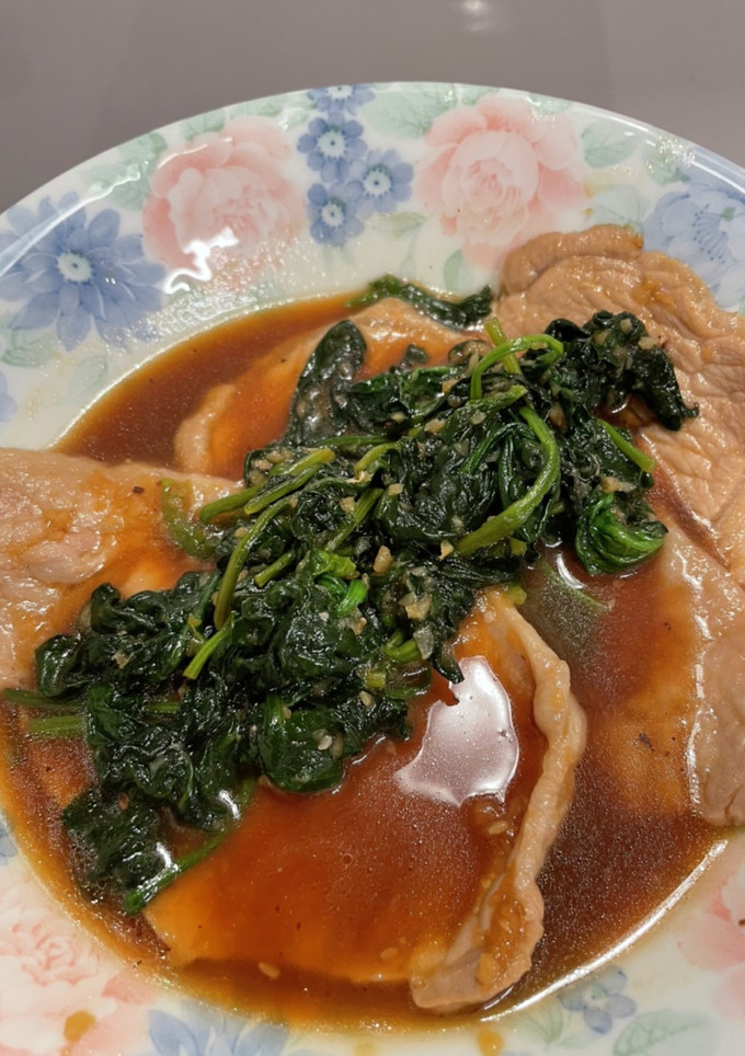 豚肉とほうれん草のしょうが焼き-レシピのメイン写真