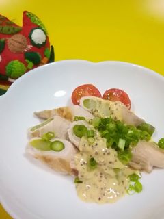 アスパラの肉巻き 粒マスタードかけ-レシピのメイン写真