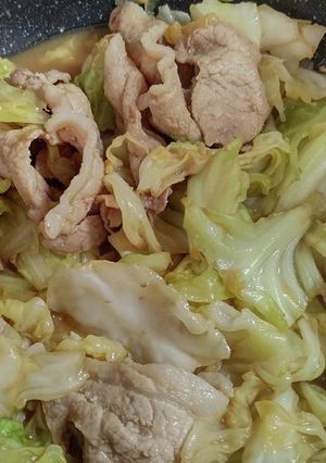豚肉とキャベツのバター醤油炒め-レシピのメイン写真