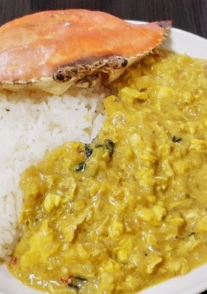 プーパッポンカレー(渡り蟹と卵カレー)-レシピのメイン写真