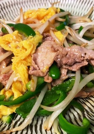 優しい味わい☆もやしとピーマンの中華炒め-レシピのメイン写真