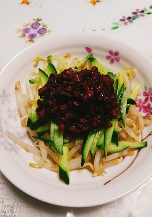 もやしでジャージャー麺風-レシピのメイン写真
