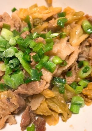 【下味冷凍】豚こまキャベツのうま煮-レシピのメイン写真