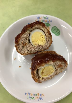 【保育園給食】スコッチエッグ-レシピのメイン写真
