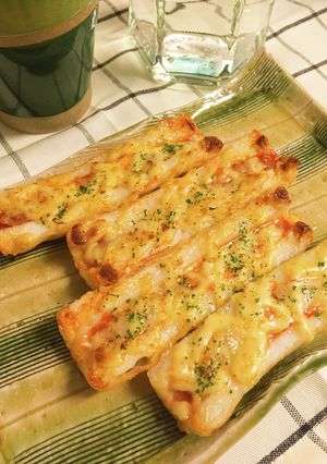 超簡単♪おつまみ☆ちくわのチーズマヨ焼き-レシピのメイン写真