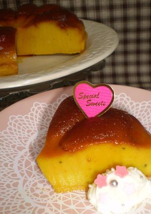 かぼちゃのプリン風ケーキ♪-レシピのメイン写真