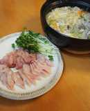 白だしで簡単☆我が家の鰤しゃぶ鍋