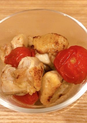 鶏肉トマト焼き-レシピのメイン写真